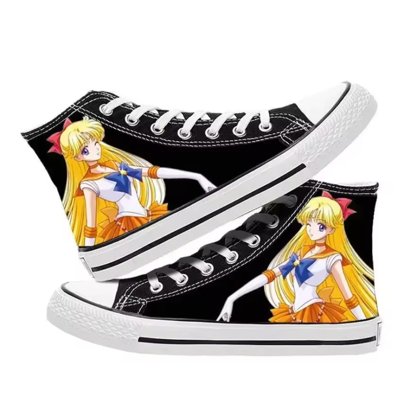 Anime Sailor Moon High Top Shoes Version 6